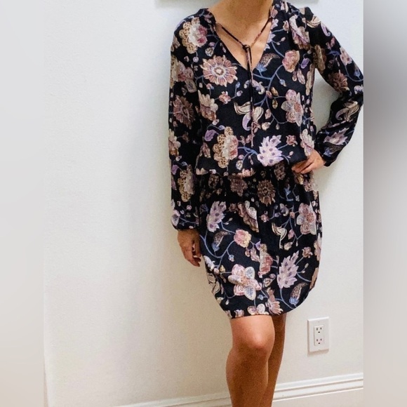 Veronica M Stretch Mini Dress Women XS Drop-Waist - Picture 3 of 5